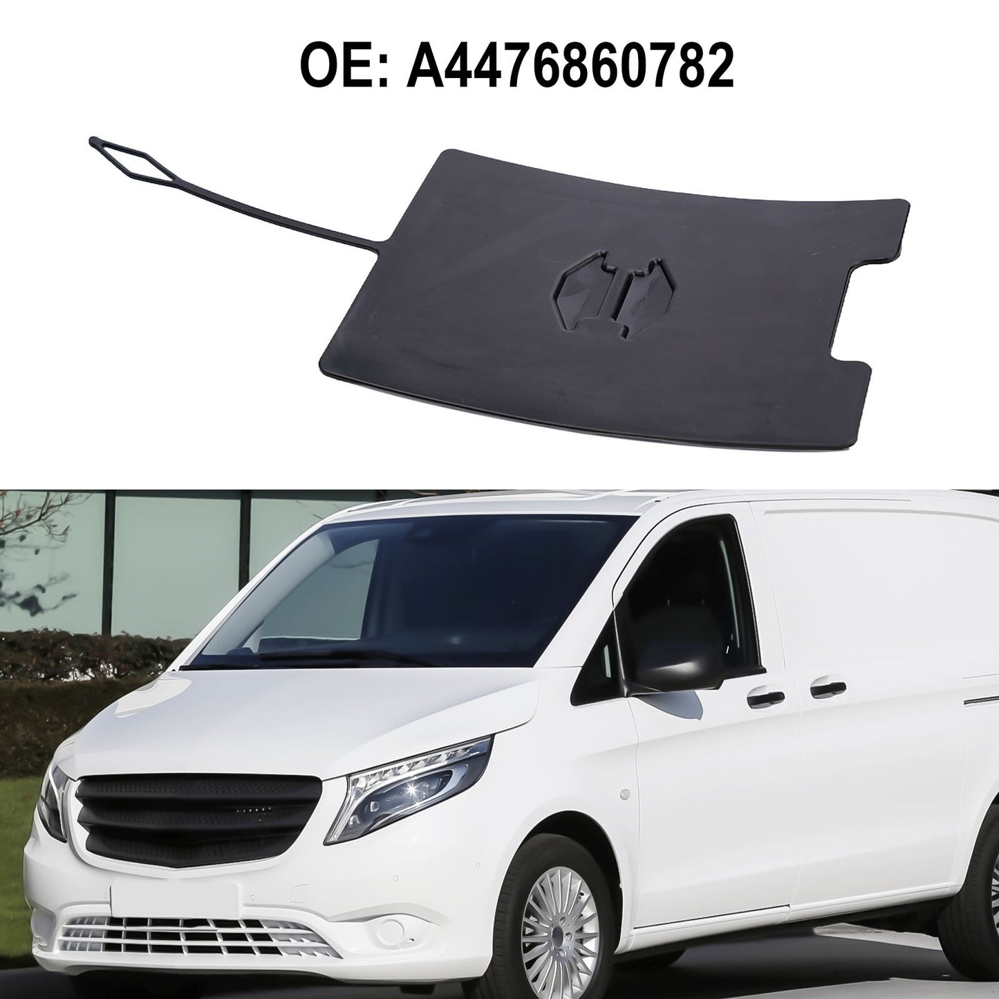 for VITO W447 FRONT WHEEL ARCH SERVICING FLAP A4476860782 v