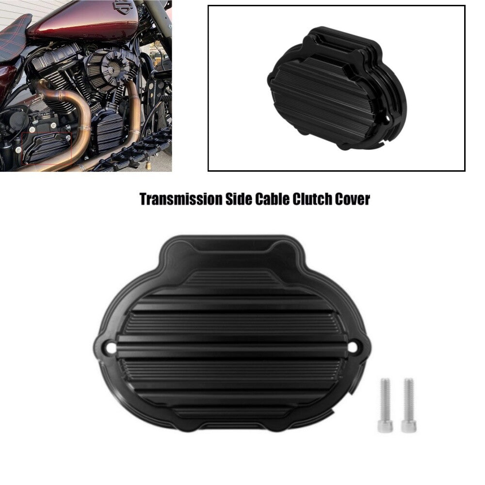 CNC Gauge Motorcycle Transmission Side Cable Clutch Cover Fit For Touring models