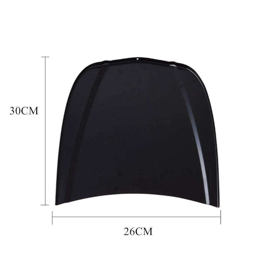 Car Hood BLACK Metal Vinyl Wrapping Paint Display Model Small for Mini 26CM × 30CM Q