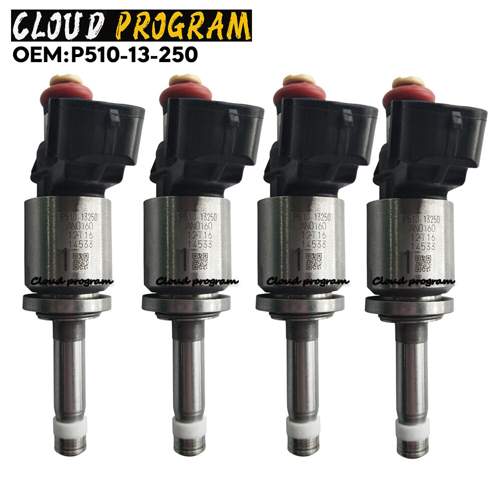 4PCS P510-13-250 NEW Fuel Injector FOR 2016-2018 for Mazda MX-5 CX-3 for Mazda 3 2.0L v