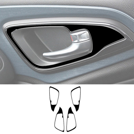 Carbon Fiber Front Door Decorative Strip Trim Cover for Subaru Forester 2005-08 v