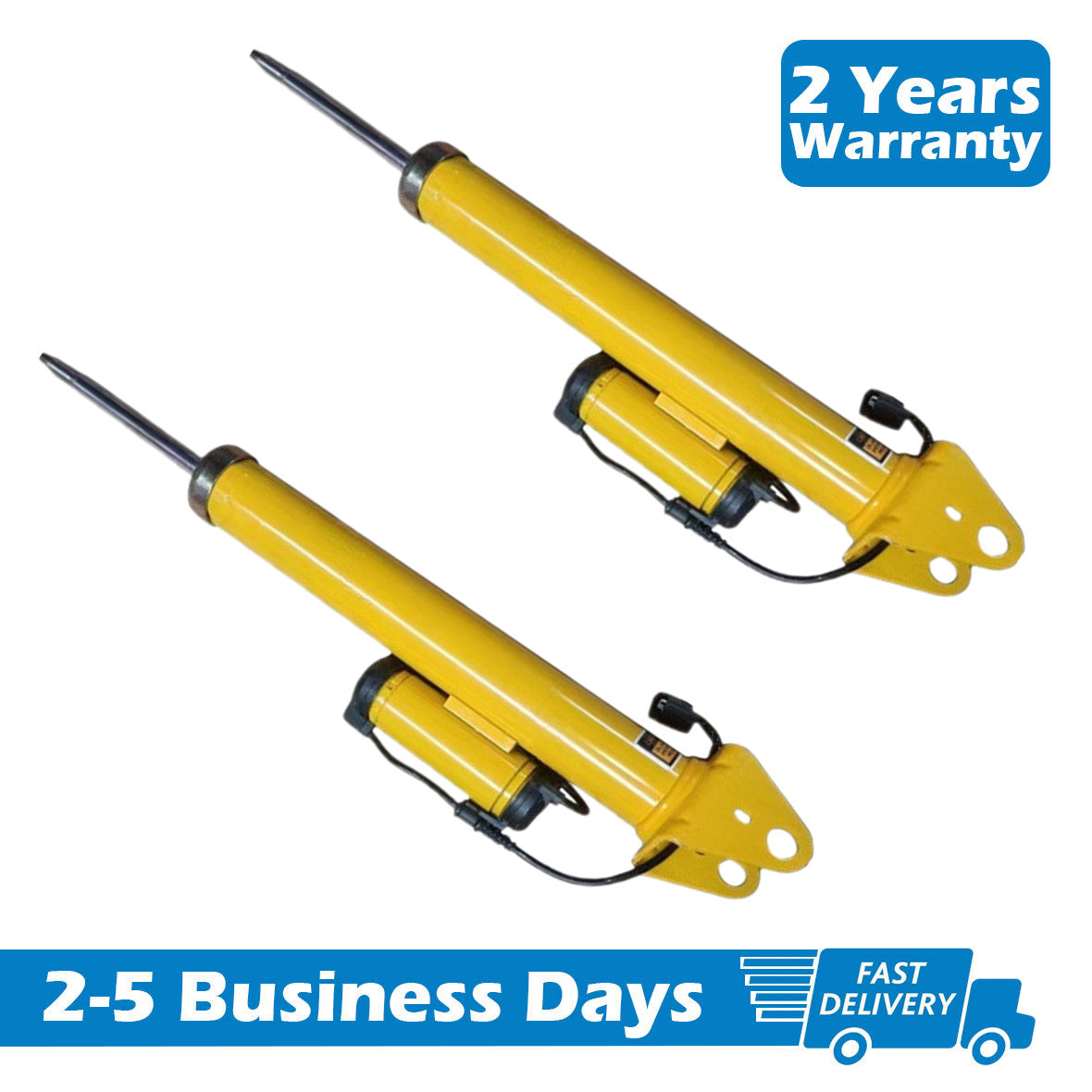 2x Rear Shock Absorbers Electric Fits for Jeep Grand Cherokee SRT Overland 12-15