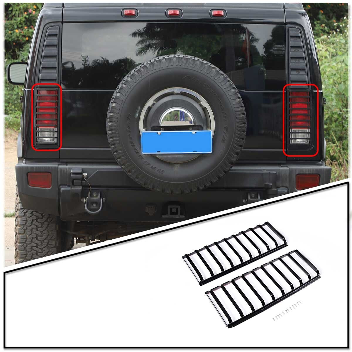 8-piece ABS chrome plated outer door handle cover suitable for Tacoma 2016-2022- v