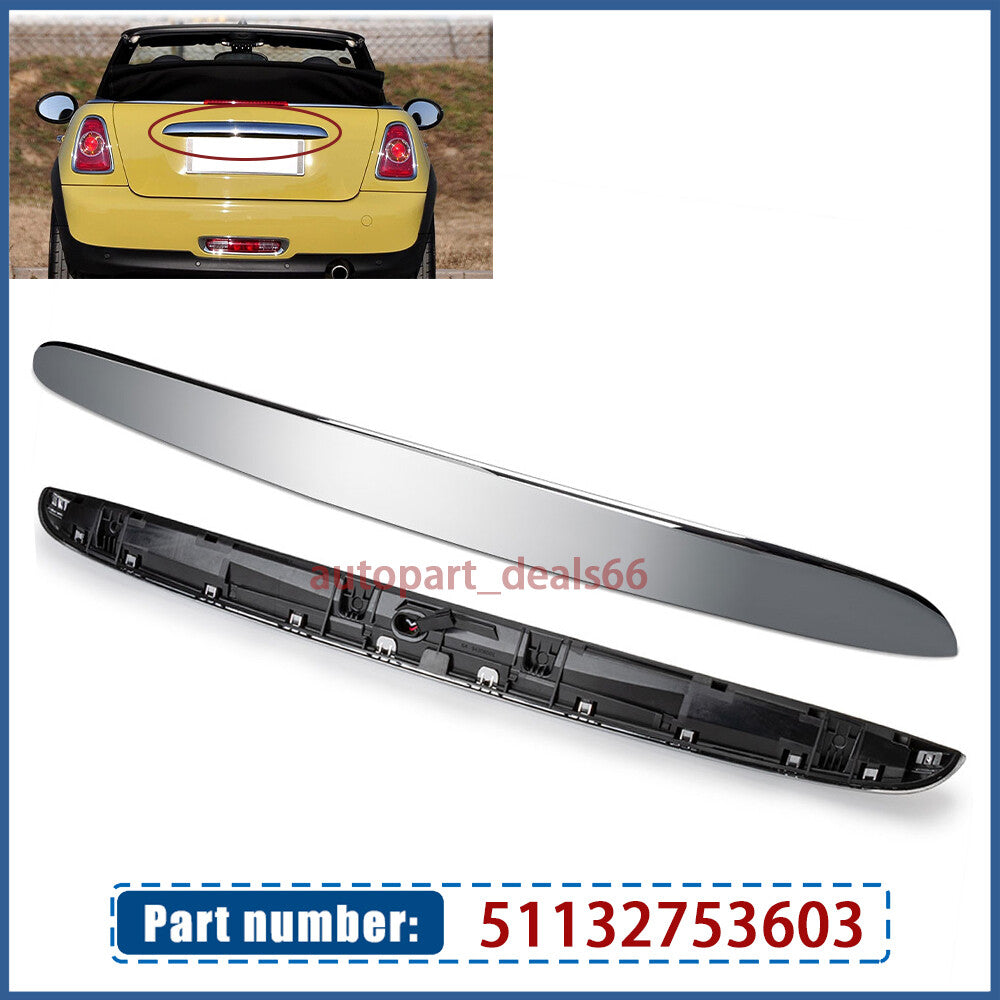 for Mini R56 R57 R58 Cooper 2007-15 Rear Trunk Boot Handle Grip Lid 51132753603 Q