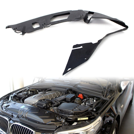 Upper Headlight Gasket Left for BMW 5 Series E60 525xi 528i 530i 535xi Black Car