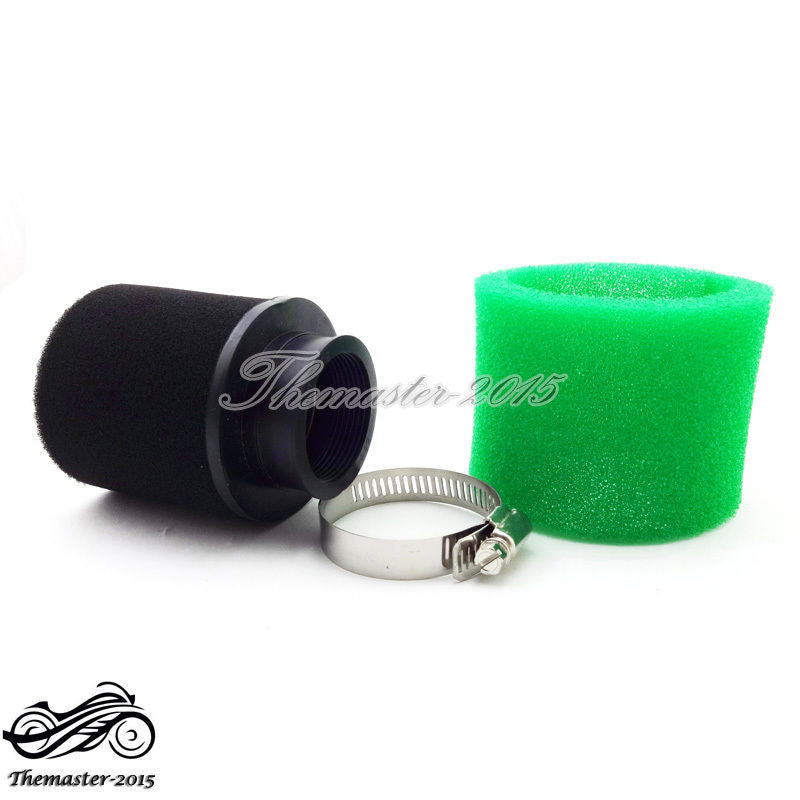 Green 42mm Performance Foam Air Filter For GY6 150cc Moped Scooter ATV Quad Q