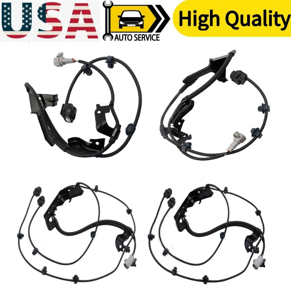 4X Front LR Rear ABS Wheel Speed Sensor Harness Fits for Toyota FJ for Lexus GX470