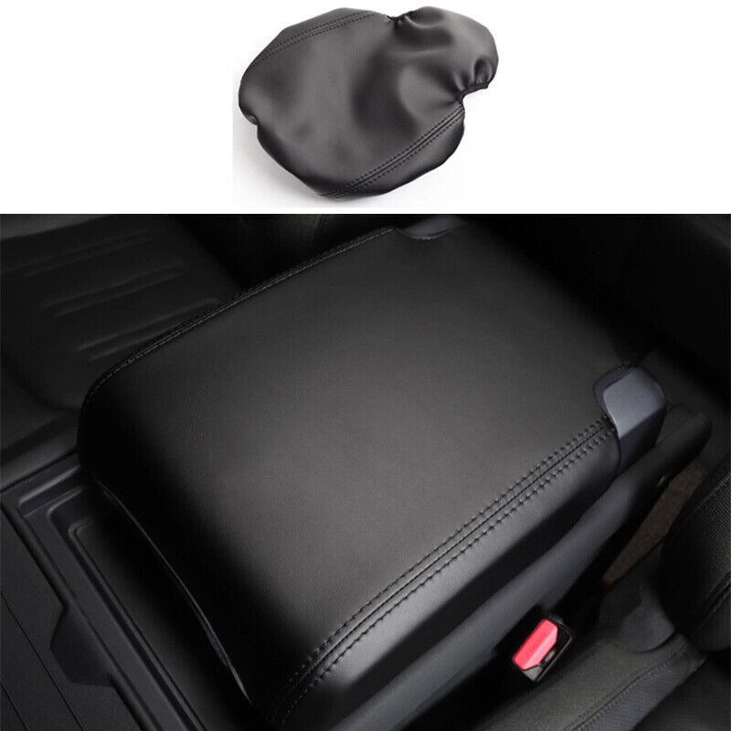 Black Center Armrest Surface Case Cover Leather 1xFor for Land Rover for Defender 2020+ n