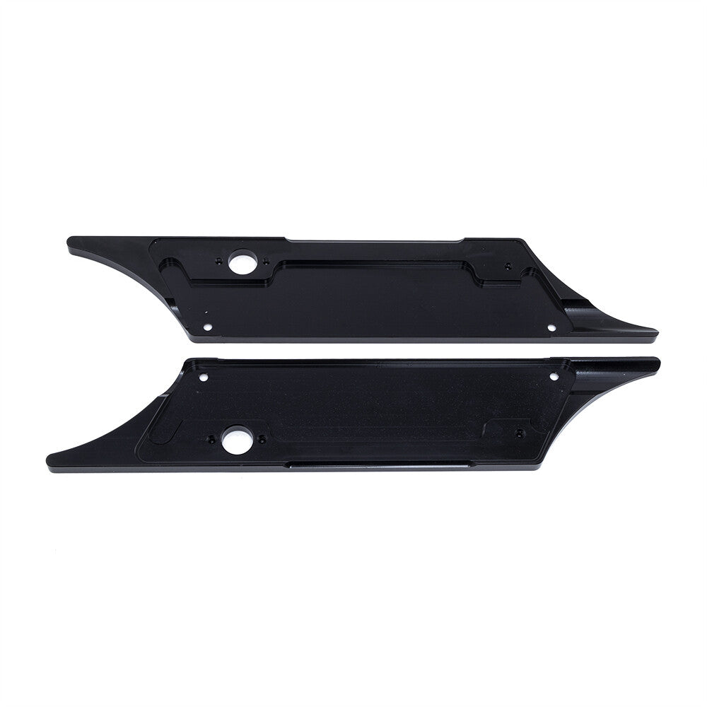 Black CNC Billet Saddlebag Latch Cover for Harley Touring Hard Bags 1993-2013 Q