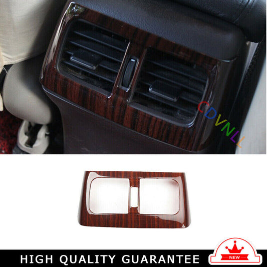 Rear Air Outlet Vent Frame Trim 1 for Honda CRV CR-V 2012-2016 Peach Wood Grain
