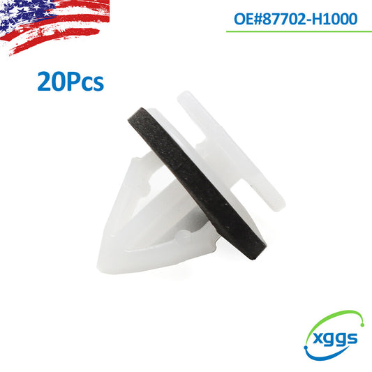Set of 20 Rocker Moulding Clip with Sealer 87702-H1000 For Auveco for Hyundai for KIA Q