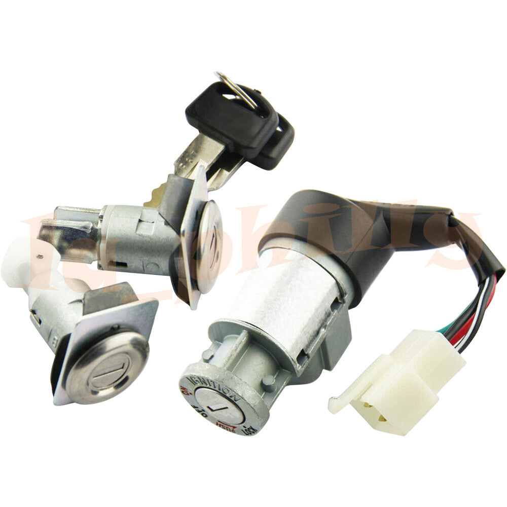 Fits for Honda CH80 Elite 1985-2007 35010-GV4-901 Ignition Switch Lock Set Q