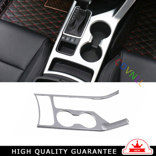 Console Gear Shift Water Cup Panel Trim for Kia Sportage 2017-2020 Matte Silver