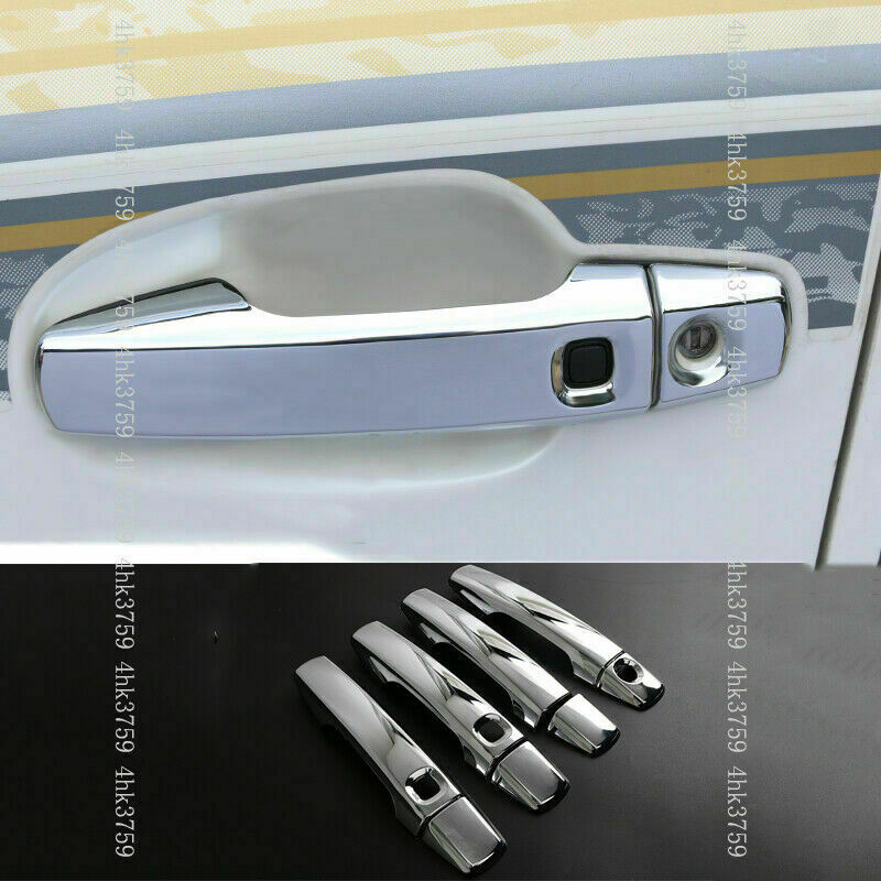 for Land Cruiser LC200 FJ200 2008-2015 Chrome External Door Handle Cover Trim 8X