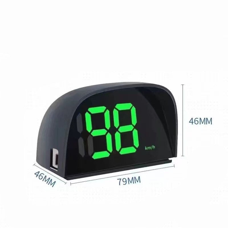 Car MPH Speed Speedometer Universal HUD Green Big Font Digital Speed Meter Gauge