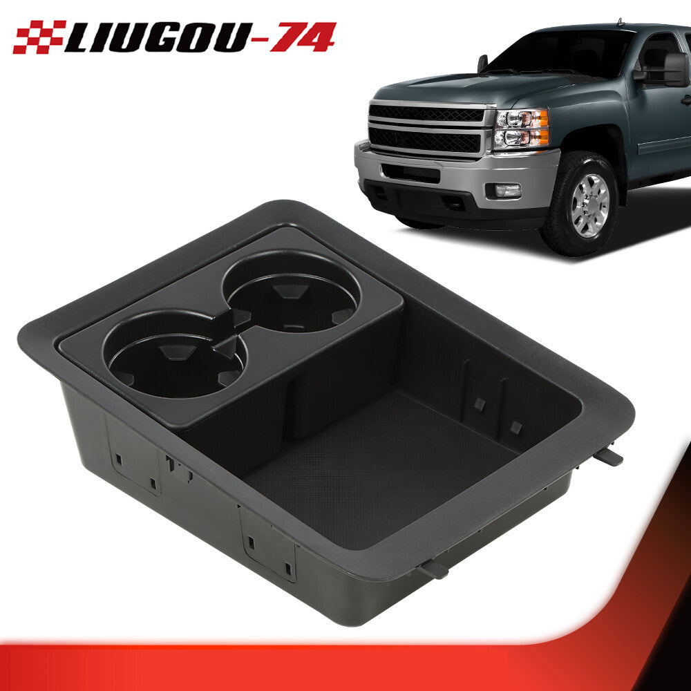 Fits 07-14 for Suburban Silverado for GMC center console tray cup holder frame - v