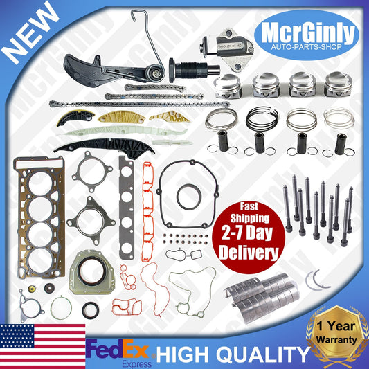 Engine overhaul kit + timing chain kit suitable for Passat , for Audi A4, A5, TT 1.8T n