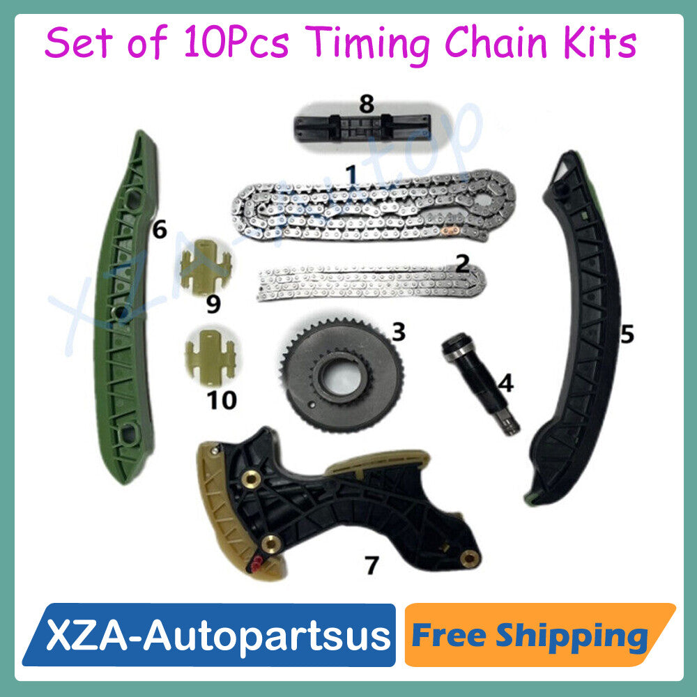 Set of 10Pcs Timing Chain Kits for Mercedes-Benz NEW M271.820 M271.860 Q