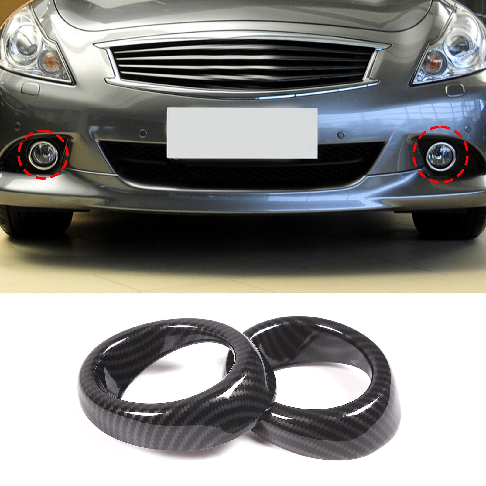 Smooth black exterior grille trim for Land Rover for Defender 20-21 - v