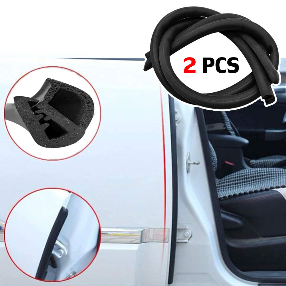 2X for Hyundai Accessory Car Door B Pillar Rubber WeatherStrip Seal Edge Molding Q
