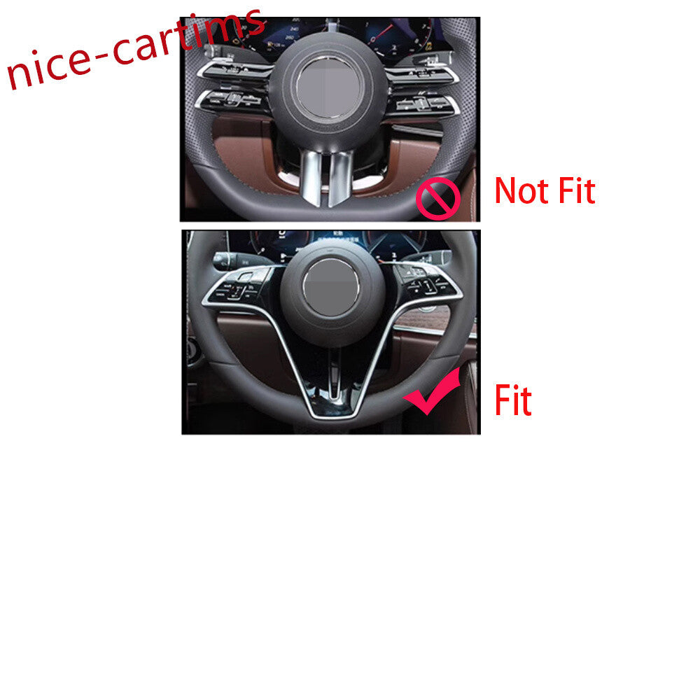 for Benz C/E/S GLC GLS Class 2022+ Steering Wheel Paddle Shifter ABS/Red Carbon