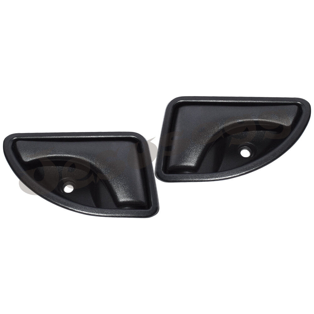 Pair Front RHLH Door Handle Opener Inside Black for Renault Twingo 1993-2007 Q