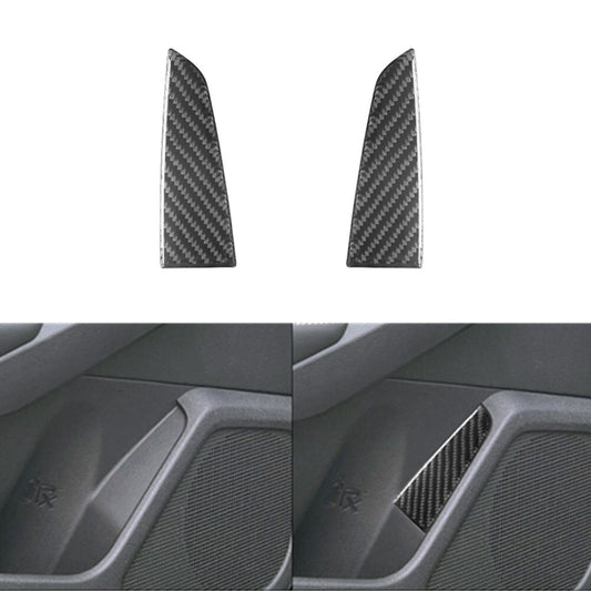 Red Carbon Fiber Ashtray + Window Control Cover Trim For 1998-04 v
