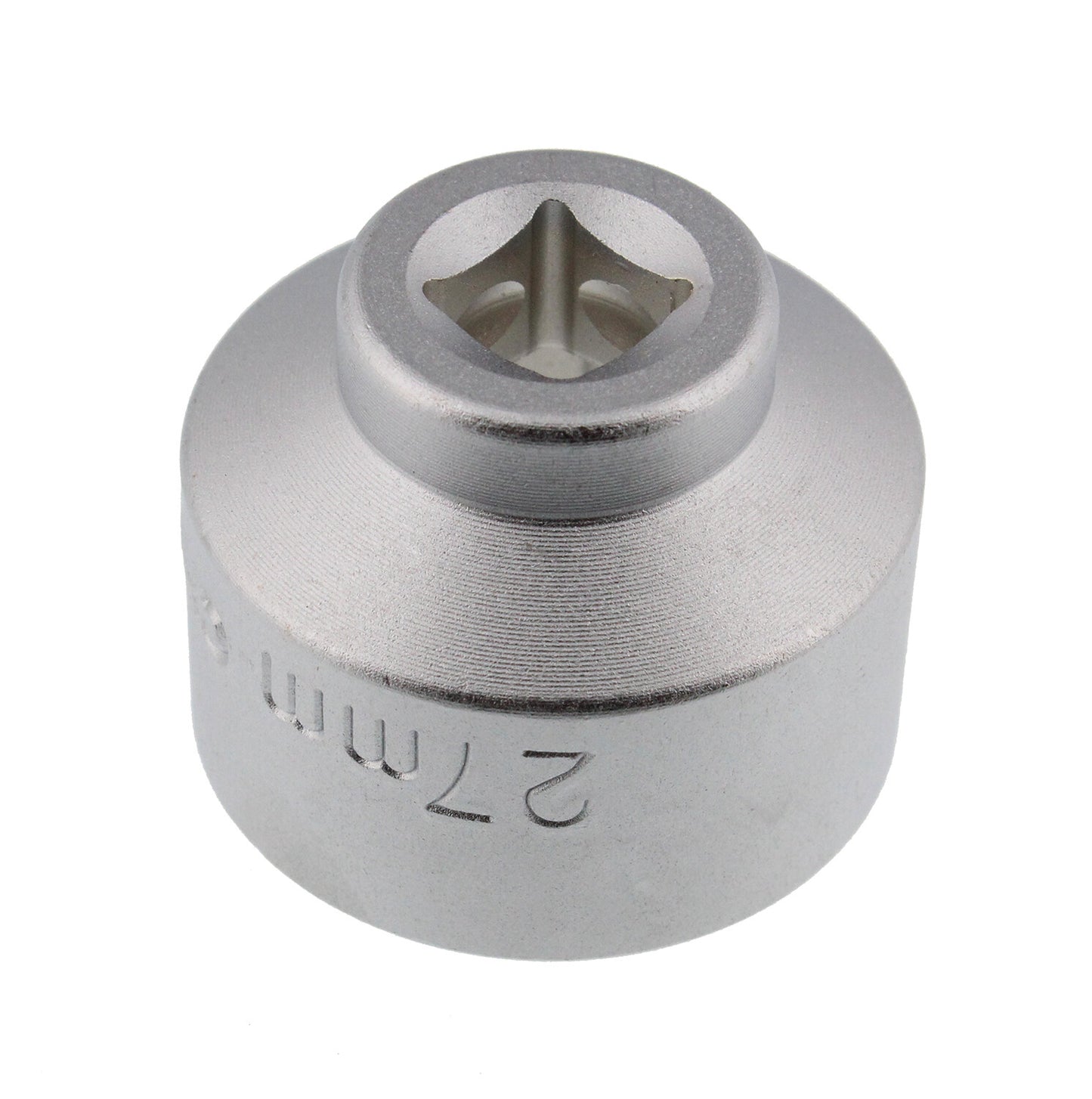 27mm Low Profile Car Oil Filter Removal Tool - Oil Filter Socket Wrench Q