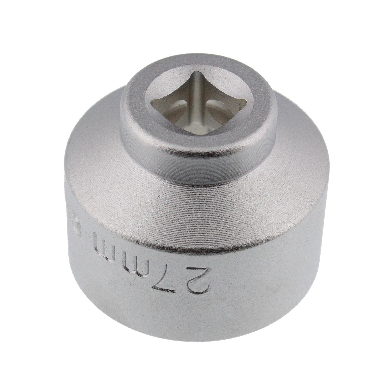 27mm Low Profile Car Oil Filter Removal Tool - Oil Filter Socket Wrench Q