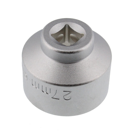 27mm Low Profile Car Oil Filter Removal Tool - Oil Filter Socket Wrench Q