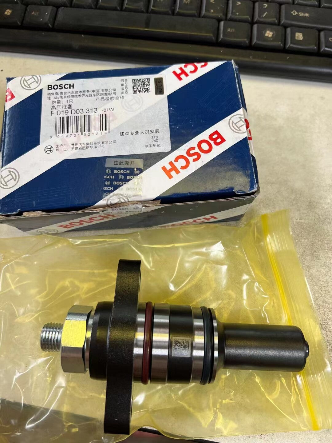 High Pressure Plunger CP2.2 Oil Pump Plunger Assey F019D03313