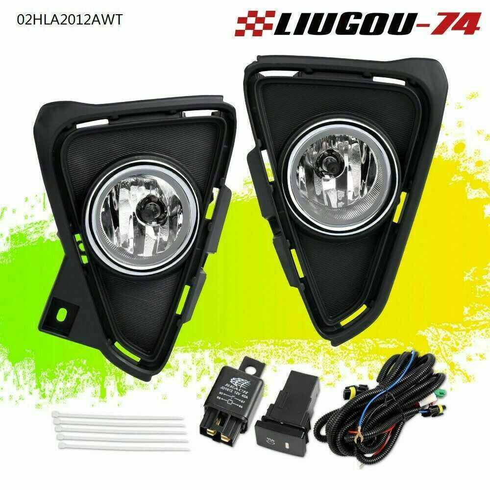 One pair of clear lens fog lights for RAV4 2016 - 2017 with H16 bulbs - v