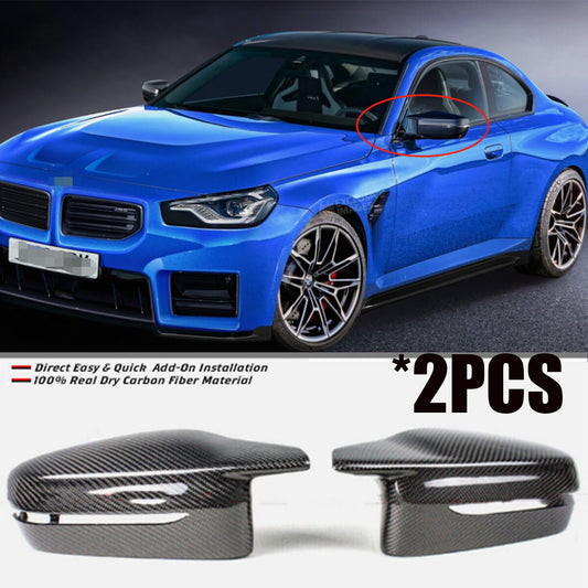 FOR 21-24 G80 M3 G82 G83 M4 G87 M2 CARBON FIBER REPLACEMENT SIDE MIRROR CAPS n