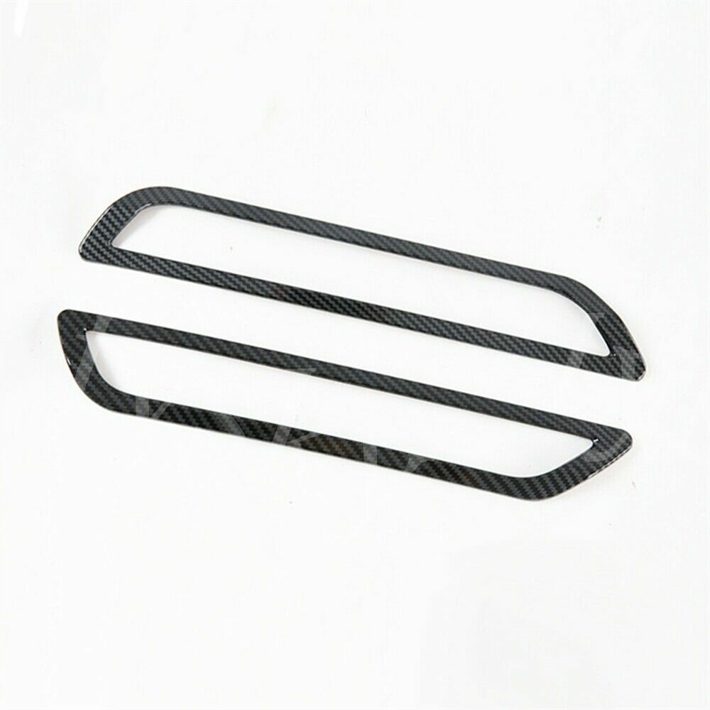 2P Fit for Ford Explorer 2020-2022 Carbon Fiber Rear Fog Light Lamp Cover Trim