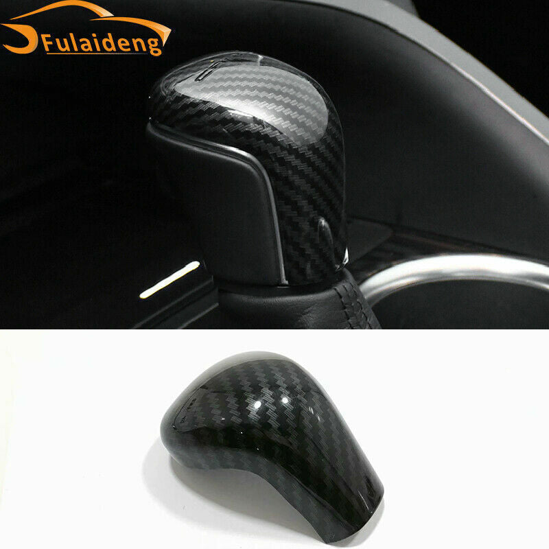 for Toyota for Corolla 2019-2022 Carbon Fiber Central Console Gear Shift Knob Trim