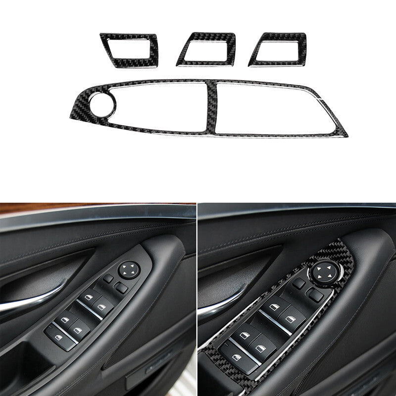 Radio Display Frame Trim Cover Carbon Fibre Interior For Tundra 2007-2013 v