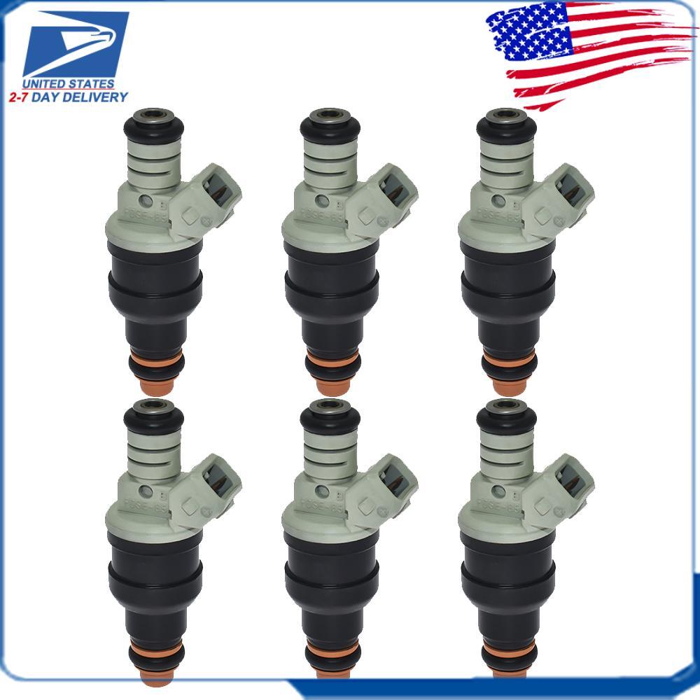 6x Flow Matched Fuel injectors for Ford 2.3 2.9 3.0 3.8 4.9 5.0 F47E-A2E14lb US