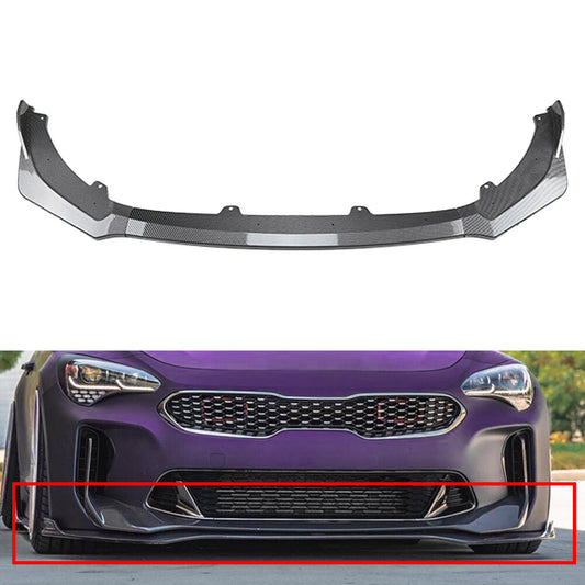 for Kia Stinger GT 2018-2023 19 18 20 21 22 20 Front Bumper Spoiler Splitter Lip Q