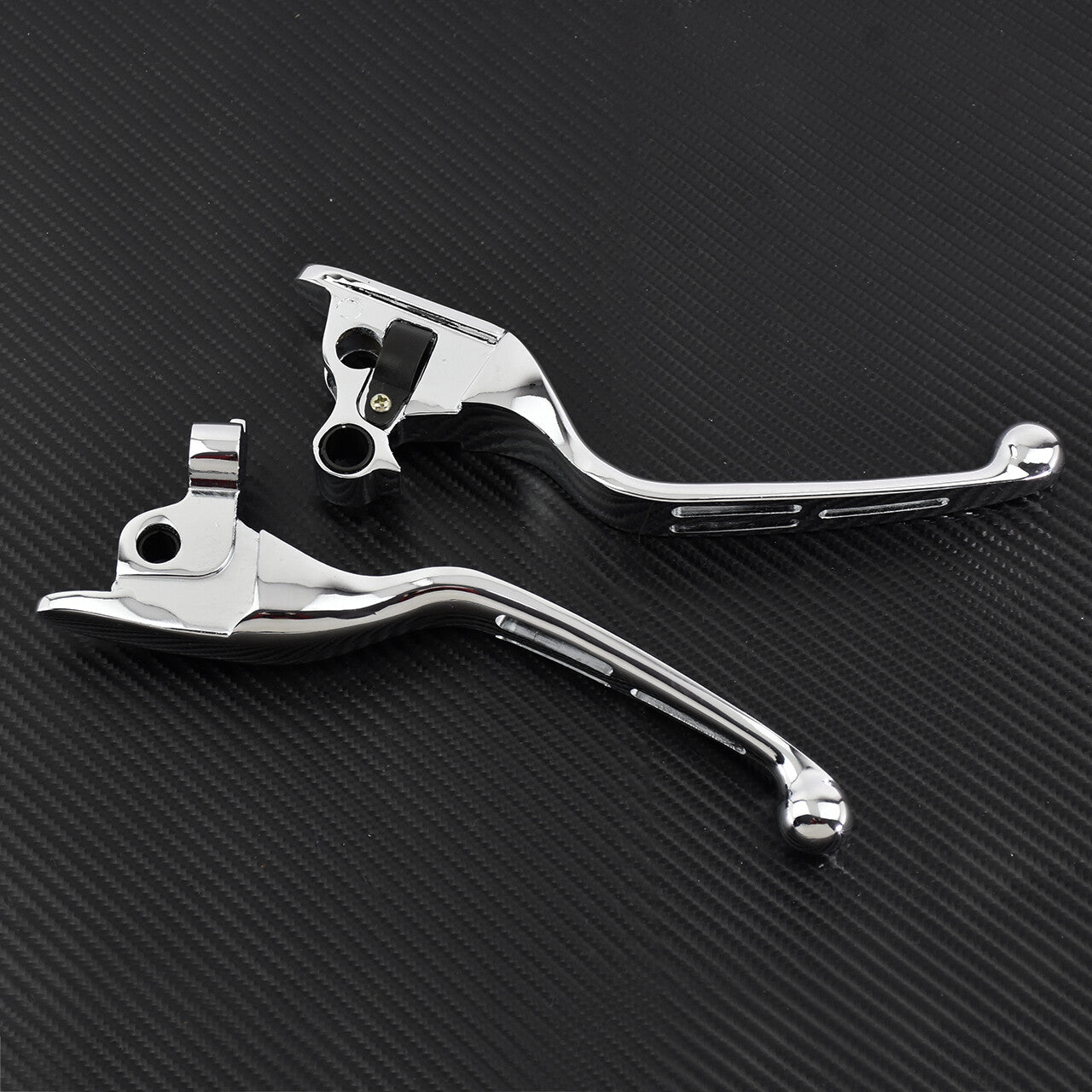 Clutch Brake Levers Fit for Harley Touring Trike model 08-13 FLHR 14-16 Chrome Q