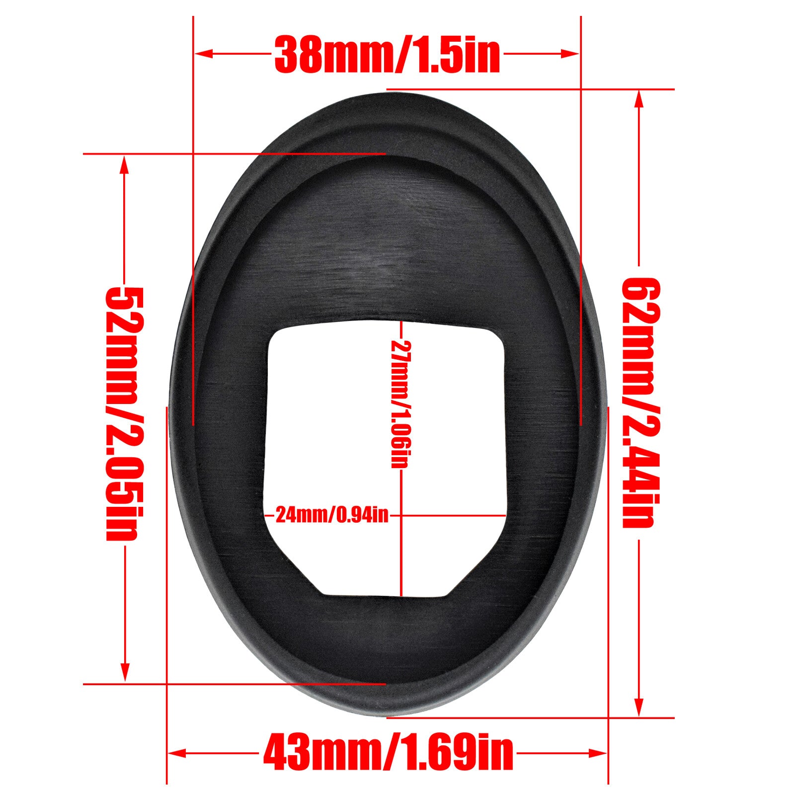 Universal Car Car Gasket Antenna Antennas Foot Base Roof Rubber Q