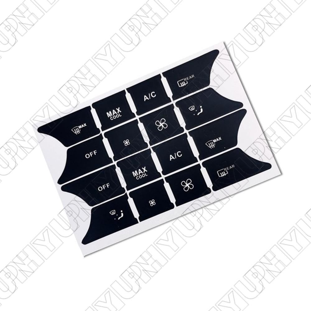 Door Steering A/C Window Radio Button Repair Stickers for Mercedes-Benz 2007-14 Q