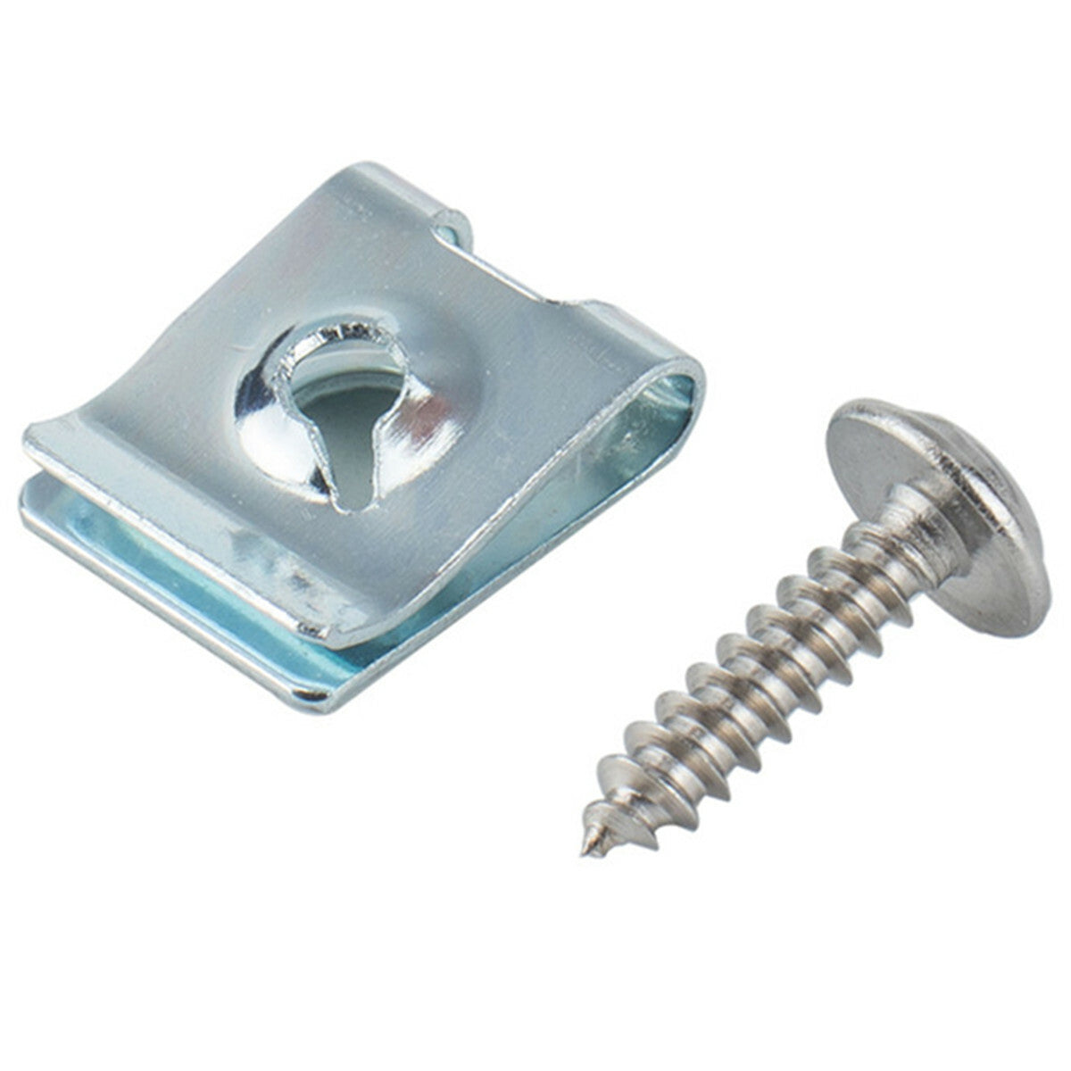 200Pcs U Nuts Clips Screws Speed Fasteners Interior Moulding Trim Panels Kit