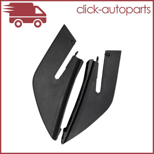 Fits For California 2009 2010 2011-2014 2x Rear Bumper Spoiler Fin Black Q