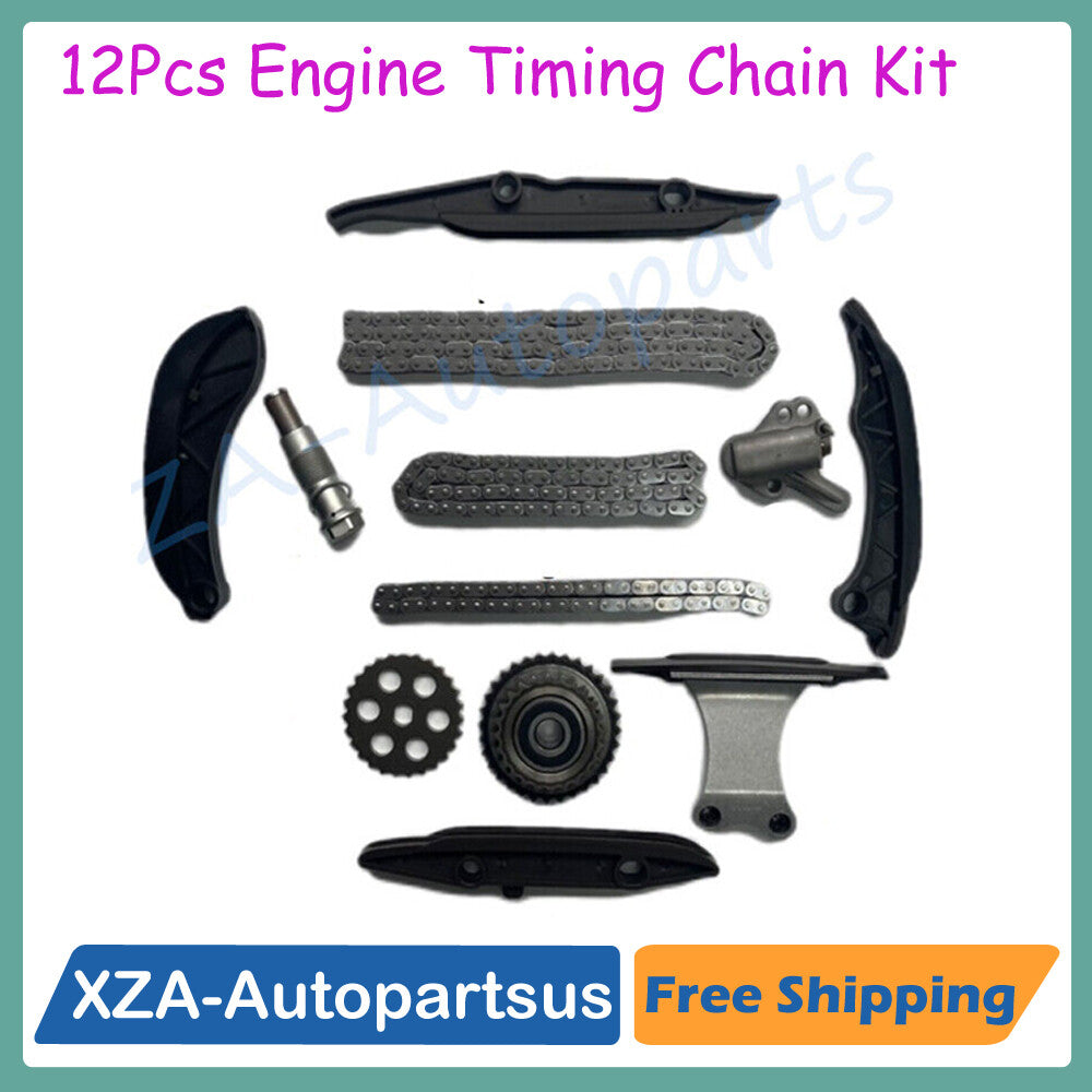 12Pcs Engine Timing Chain Kit for BMW F20118i 1.5T 120i 120M 2.0T 13527636186 Q