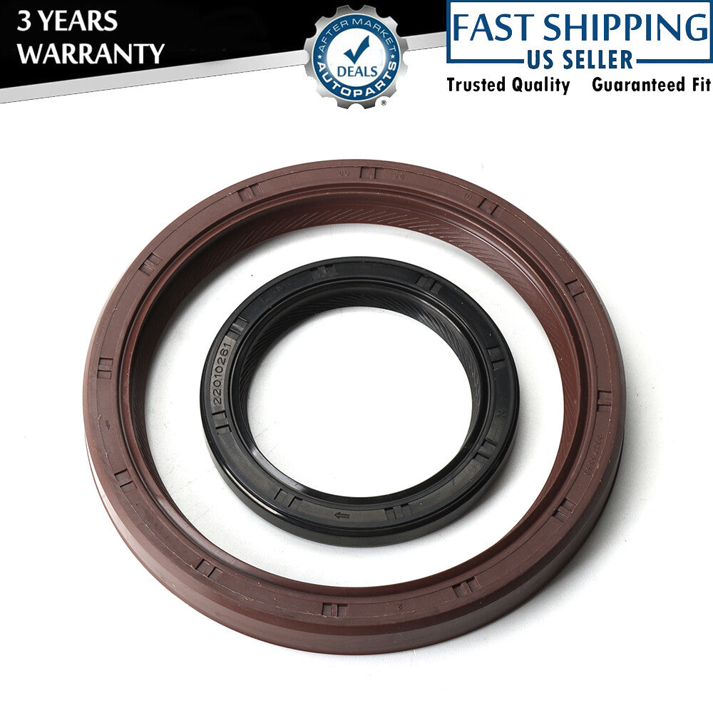 1x Engine Crankshaft Front Rear Oil Seals 91212-R1B-A01 Fits for Acura RSX TSX
