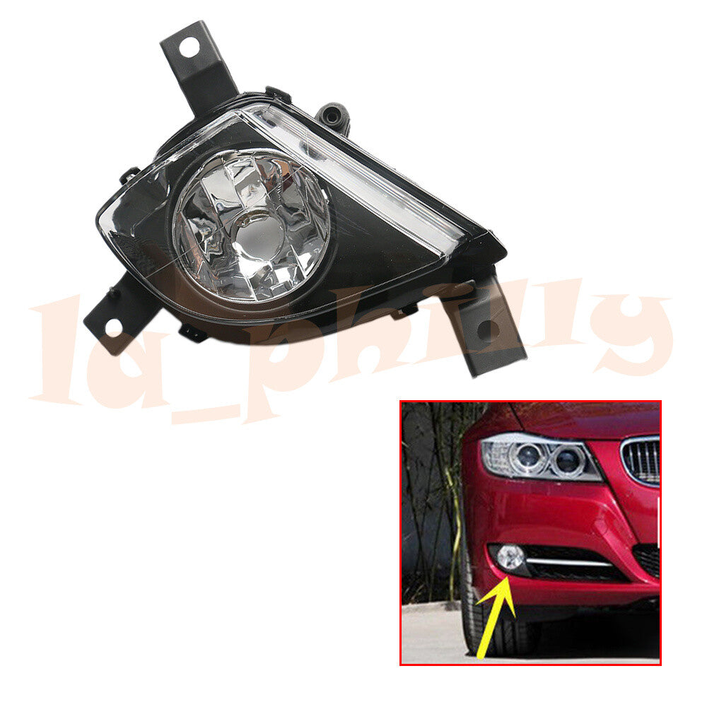 63177199894 Front Bumper Clear Fog Light RH For 09-11 for BMW 3Ser E90 E91 335i 328i