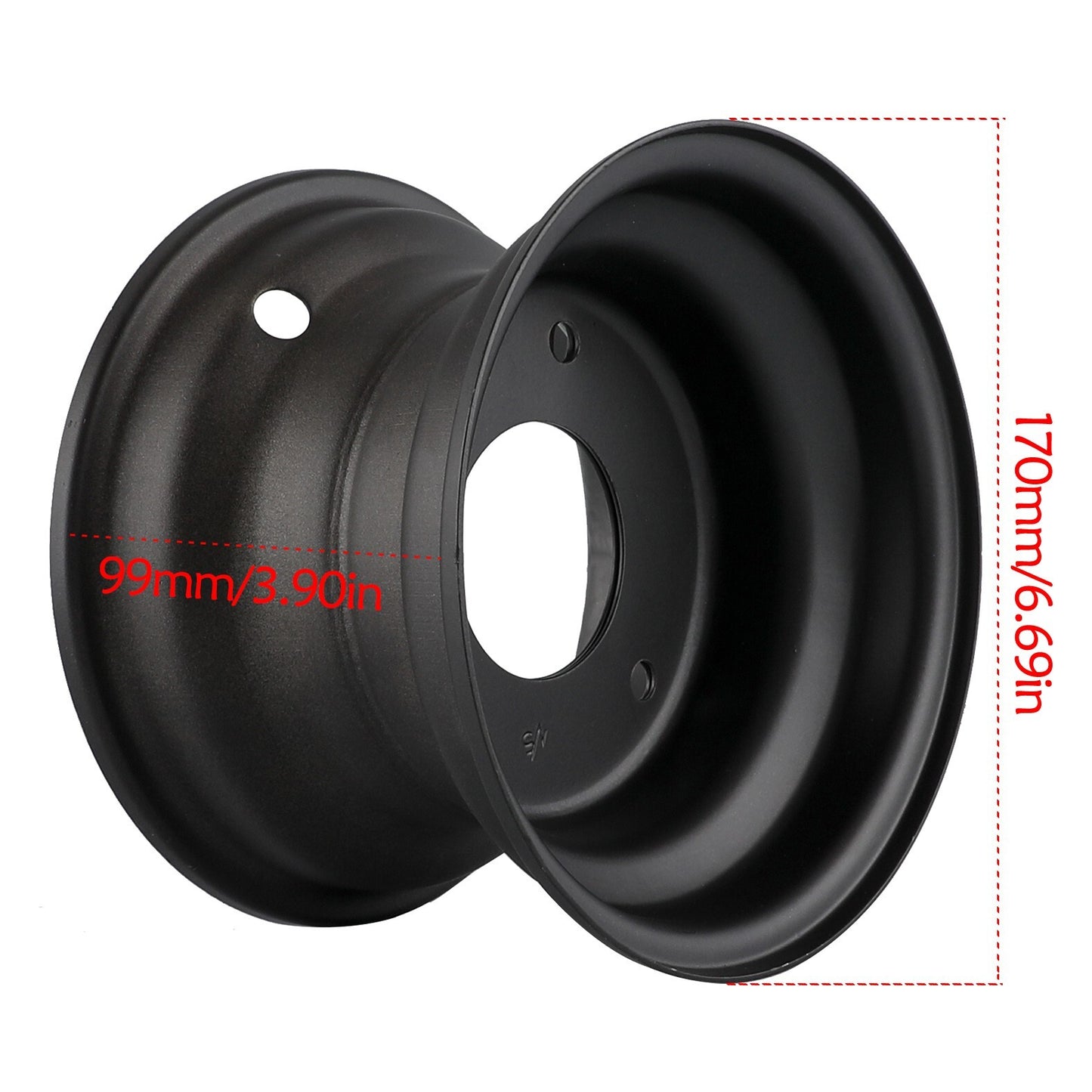 2 x 6 inch wheels for 145/70-6 tires, lawnmower, for mini bike, go-kart cooler, all-terrain vehicle