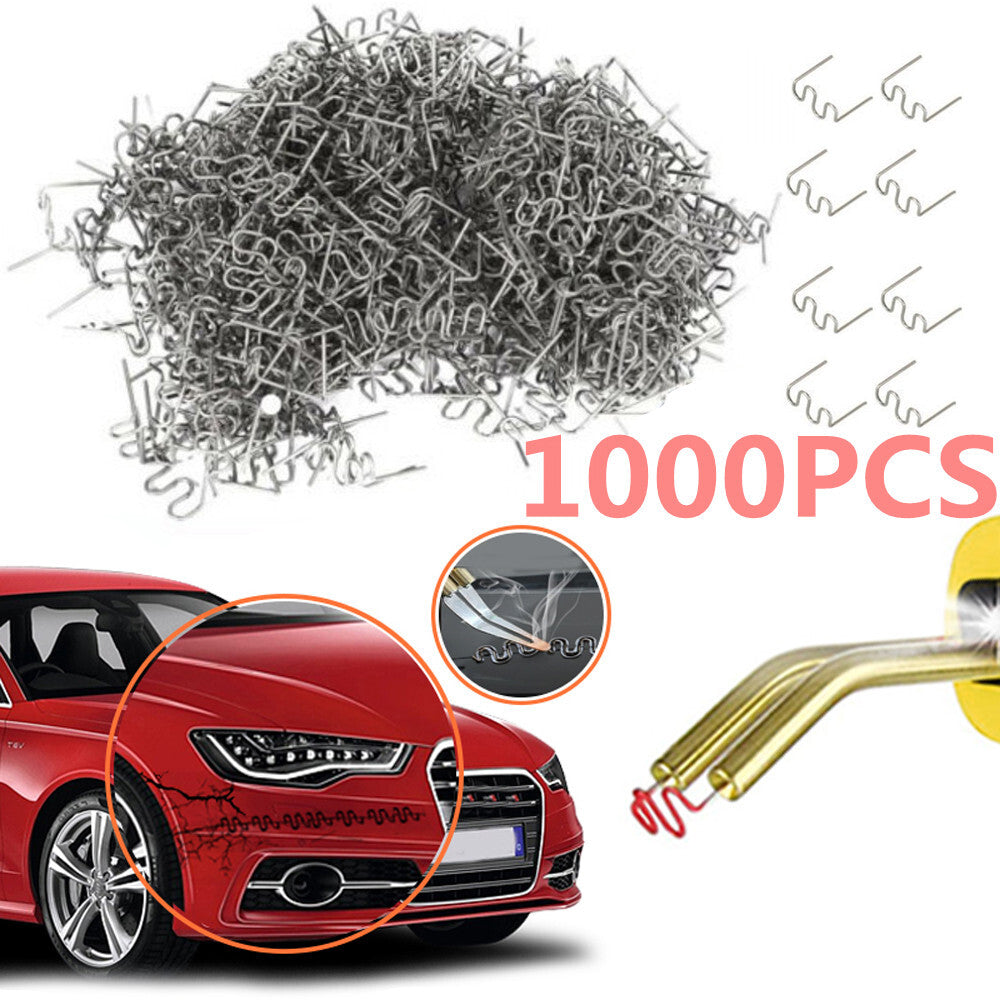 1000PCS Pre-cut Wave Staplers Repair Tools Kit For Hot Plastic Welder Gun Q