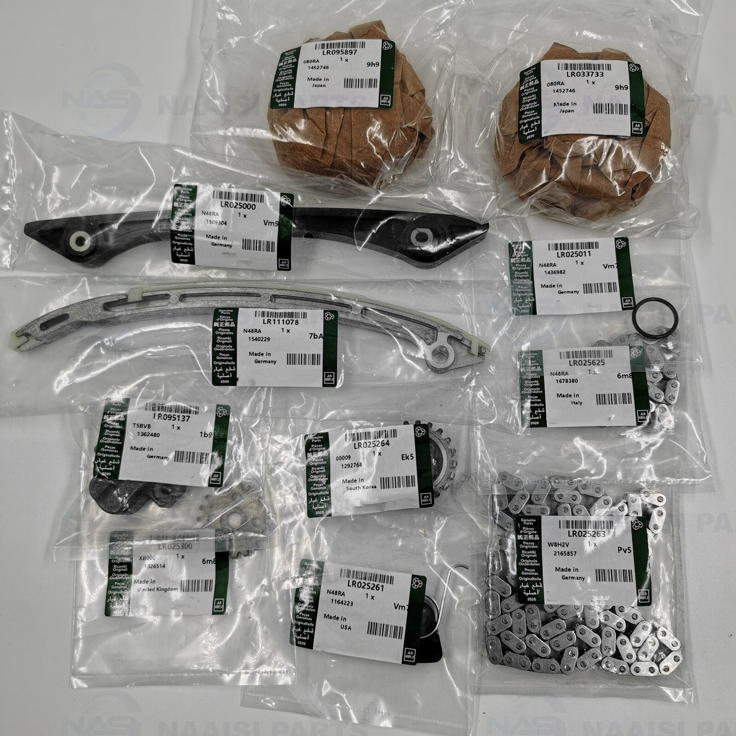 11-Piece VVT Gear Timing Chain Kit for Land Rover Evoque Freelander 2.0L