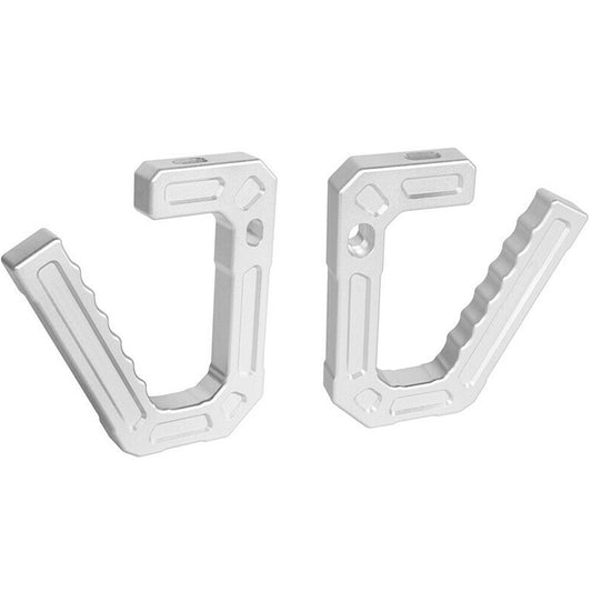 Aluminum Front Grab Handles Compatible with for Jeep for Wrangler JK 2007-2018 Silver